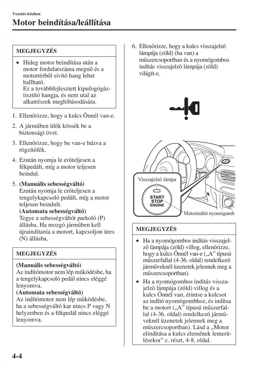 Mazda 6 III Kezelesi utmutato / page 162