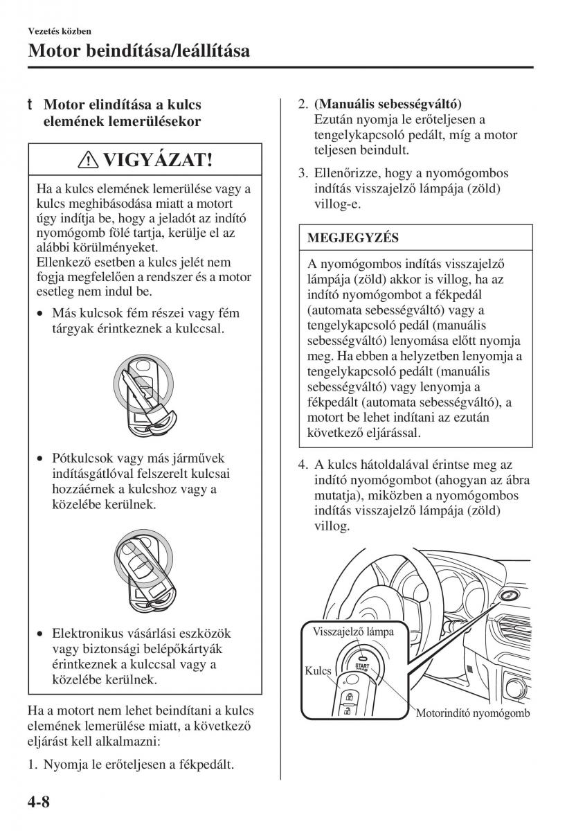 Mazda 6 III Kezelesi utmutato / page 166