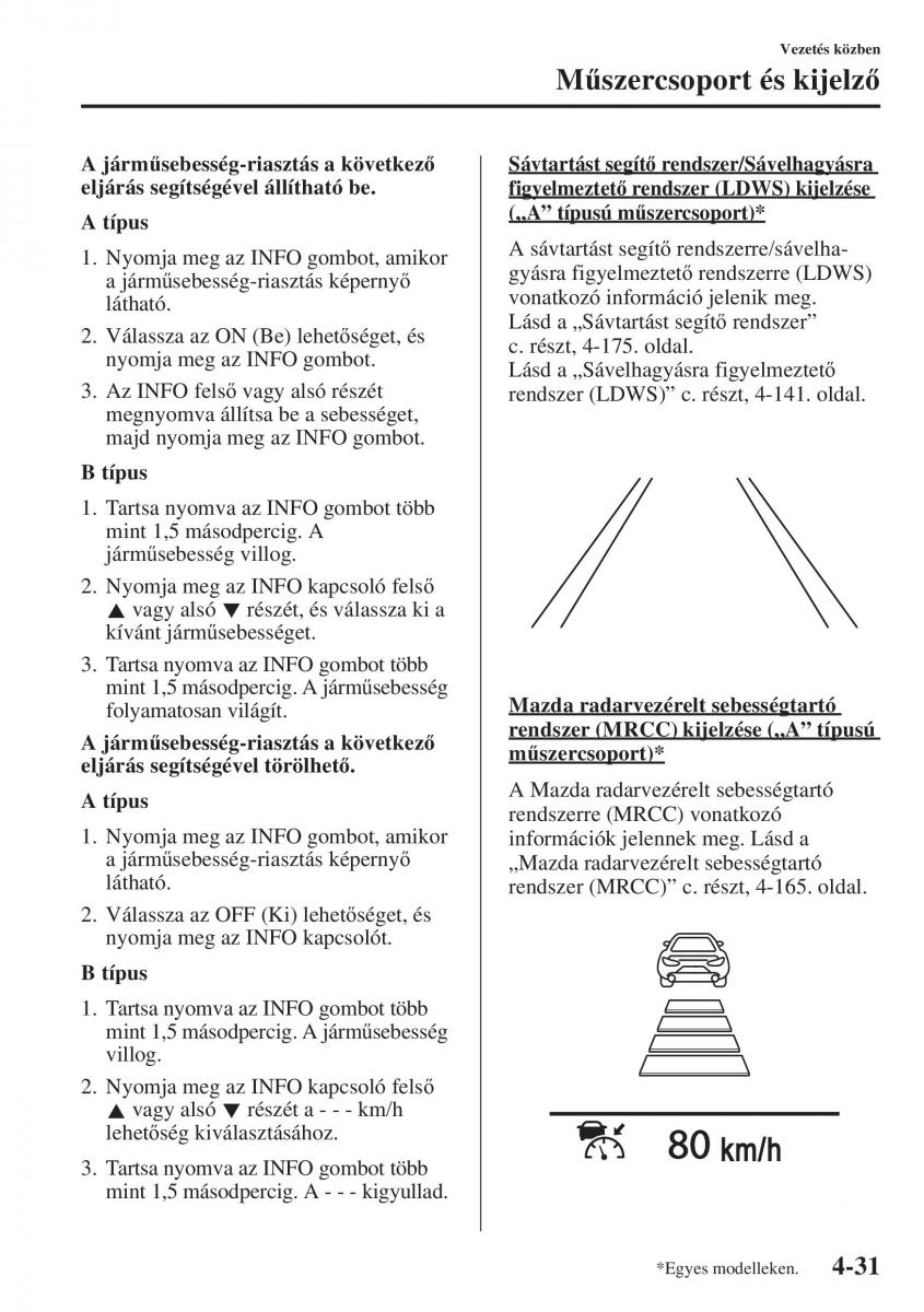 Mazda 6 III Kezelesi utmutato / page 189