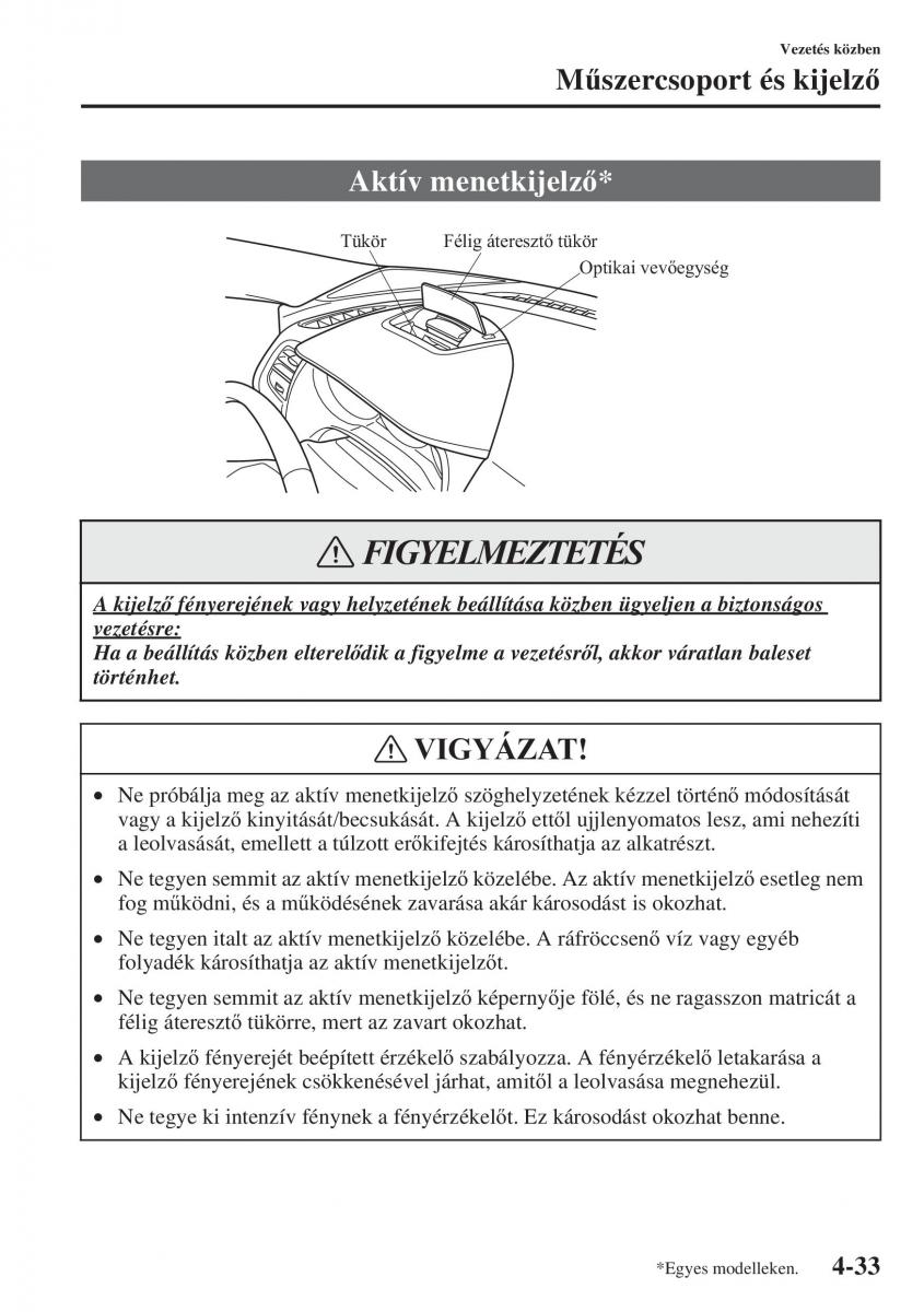 Mazda 6 III Kezelesi utmutato / page 191