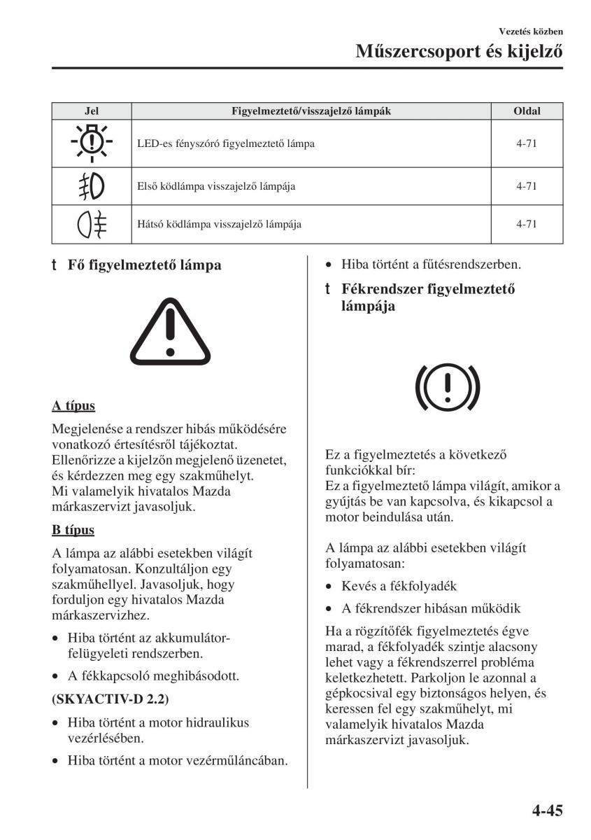 Mazda 6 III Kezelesi utmutato / page 203