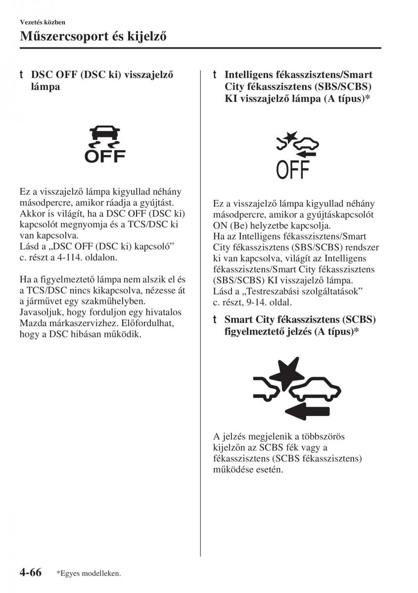 Mazda 6 III Kezelesi utmutato / page 224