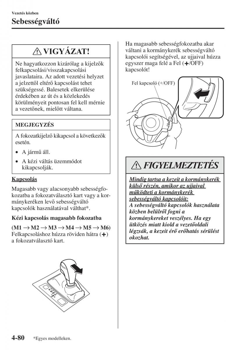 Mazda 6 III Kezelesi utmutato / page 238