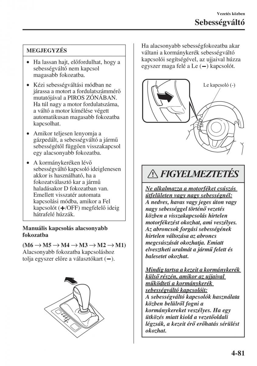 Mazda 6 III Kezelesi utmutato / page 239