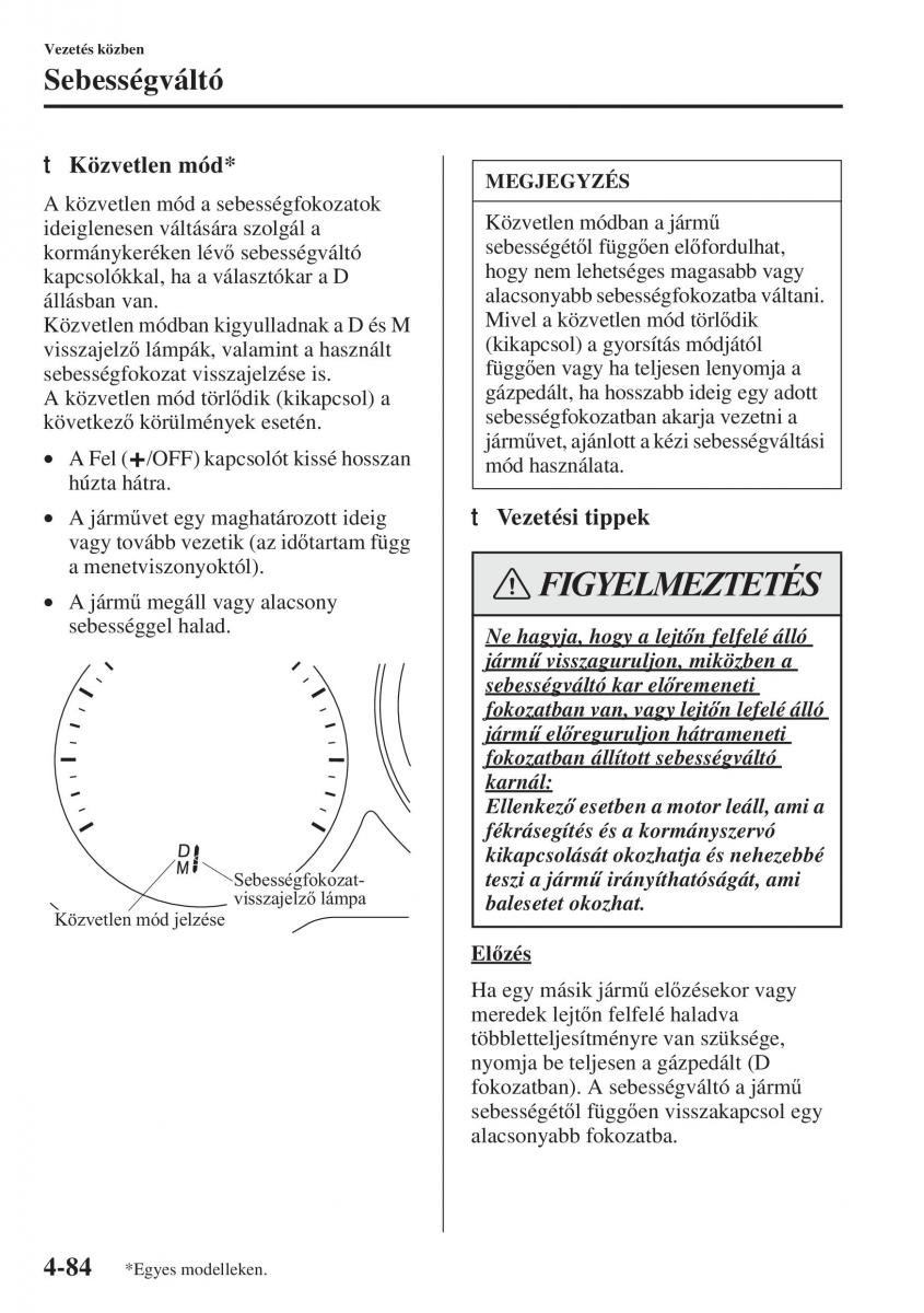 Mazda 6 III Kezelesi utmutato / page 242