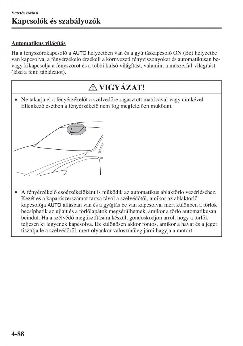 Mazda 6 III Kezelesi utmutato / page 246