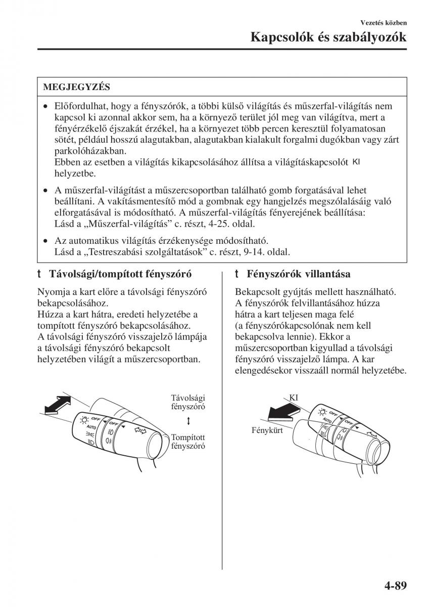 Mazda 6 III Kezelesi utmutato / page 247