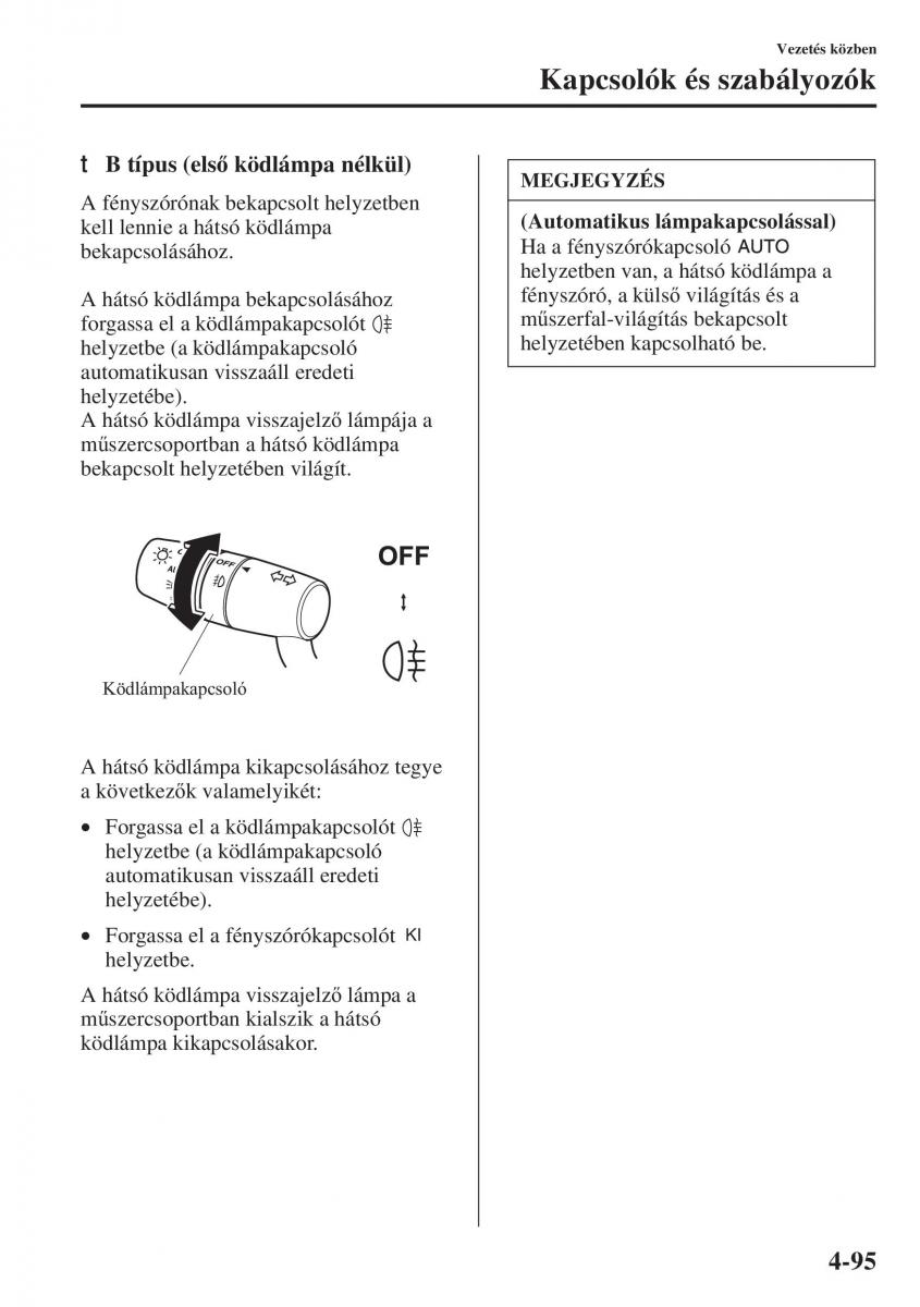 Mazda 6 III Kezelesi utmutato / page 253