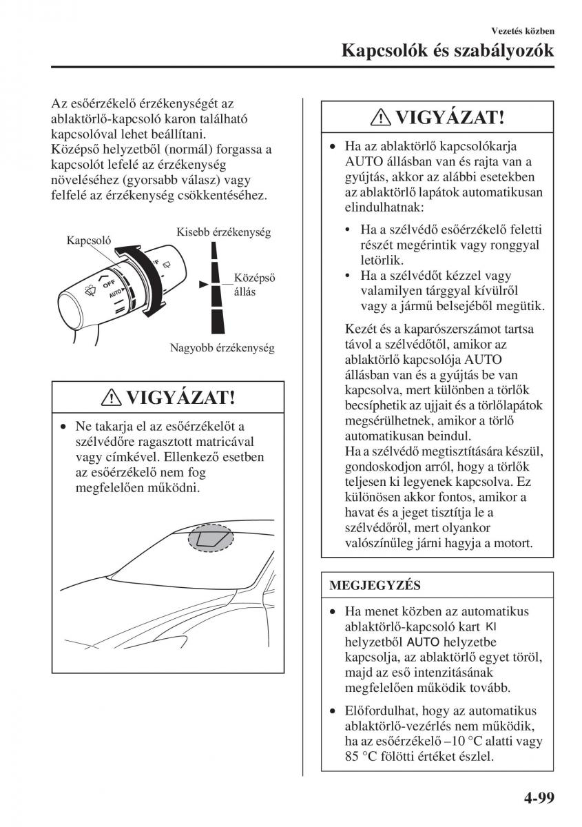 Mazda 6 III Kezelesi utmutato / page 257