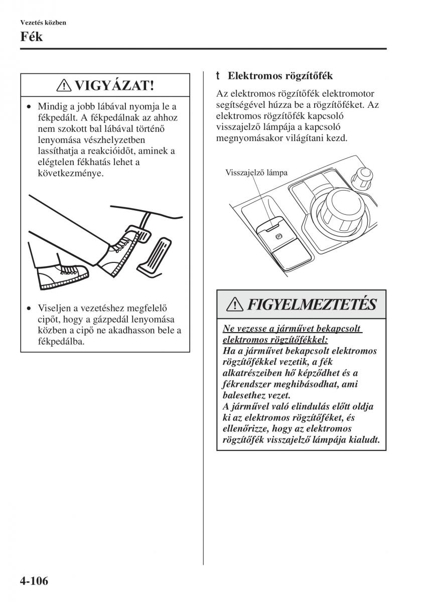 Mazda 6 III Kezelesi utmutato / page 264