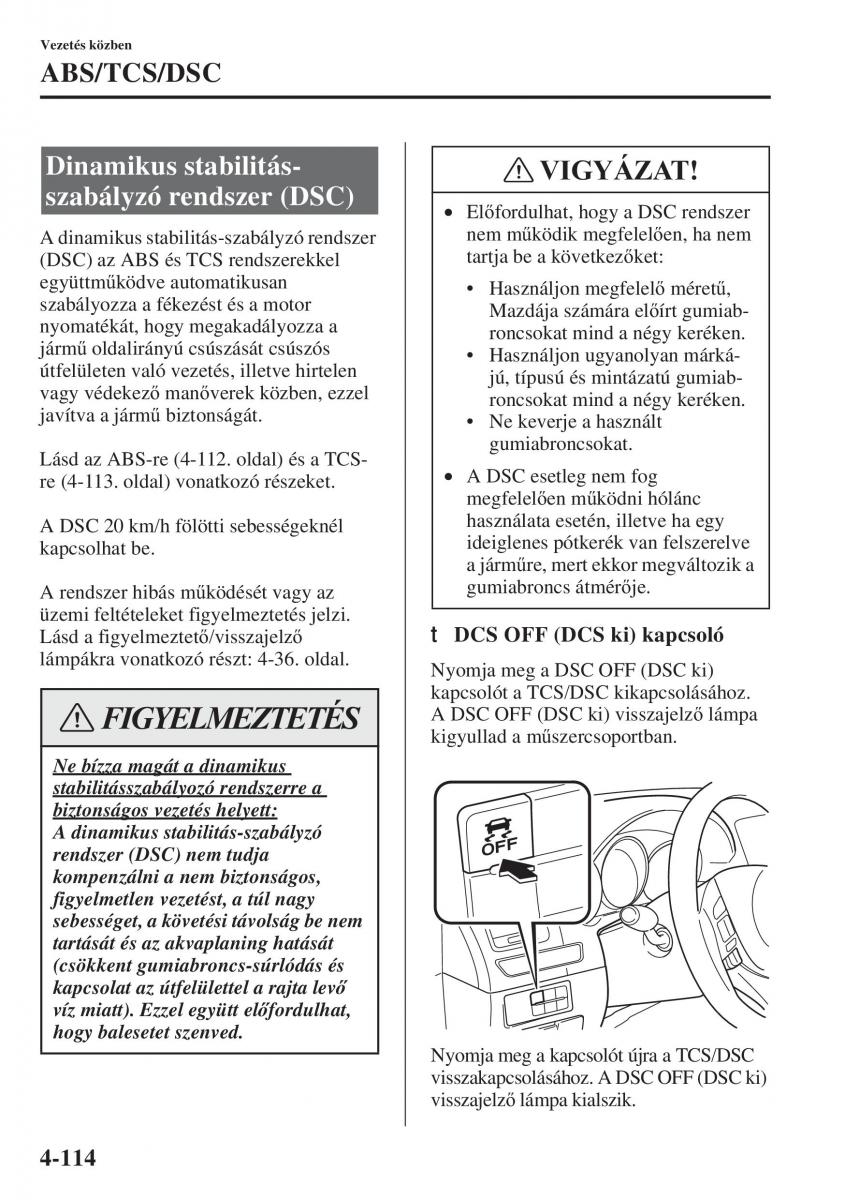 Mazda 6 III Kezelesi utmutato / page 272