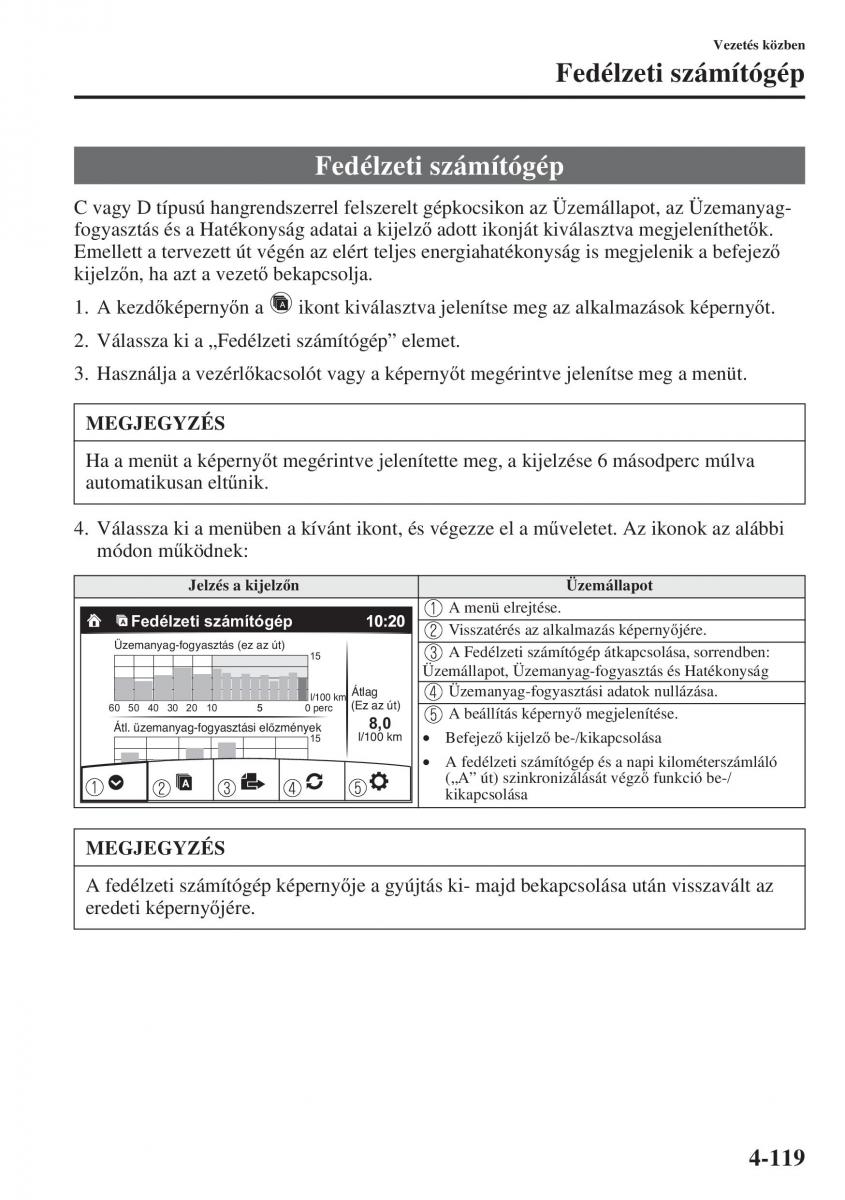 Mazda 6 III Kezelesi utmutato / page 277