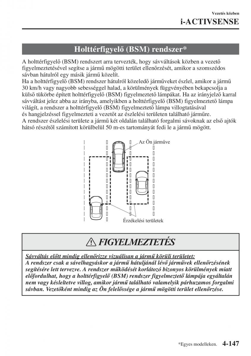 Mazda 6 III Kezelesi utmutato / page 305