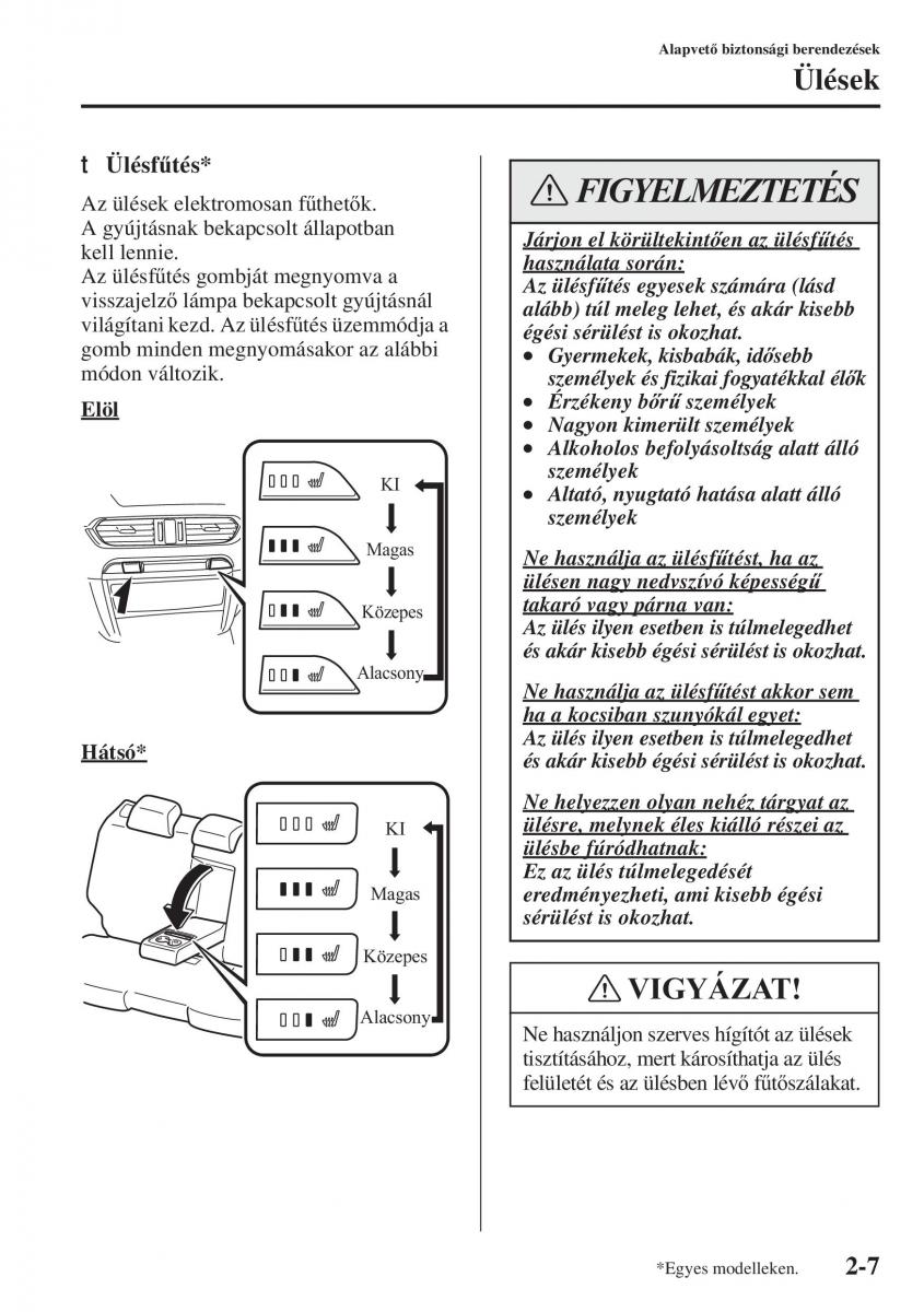 Mazda 6 III Kezelesi utmutato / page 31