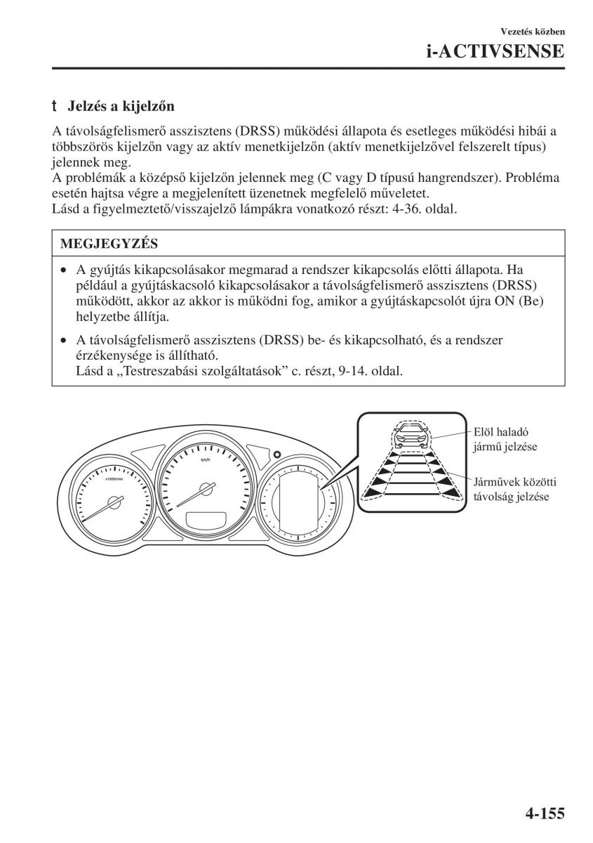 Mazda 6 III Kezelesi utmutato / page 313