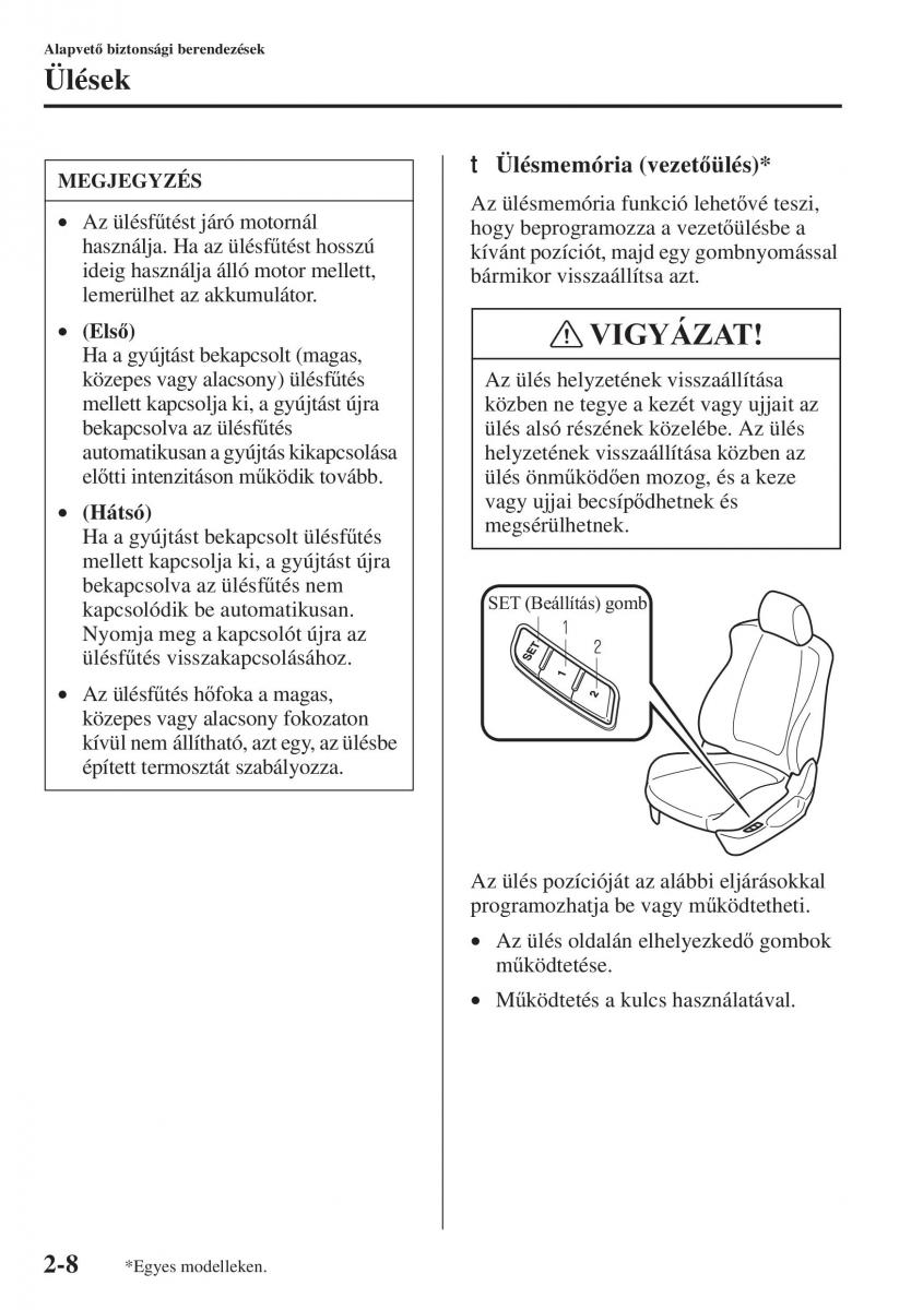 Mazda 6 III Kezelesi utmutato / page 32