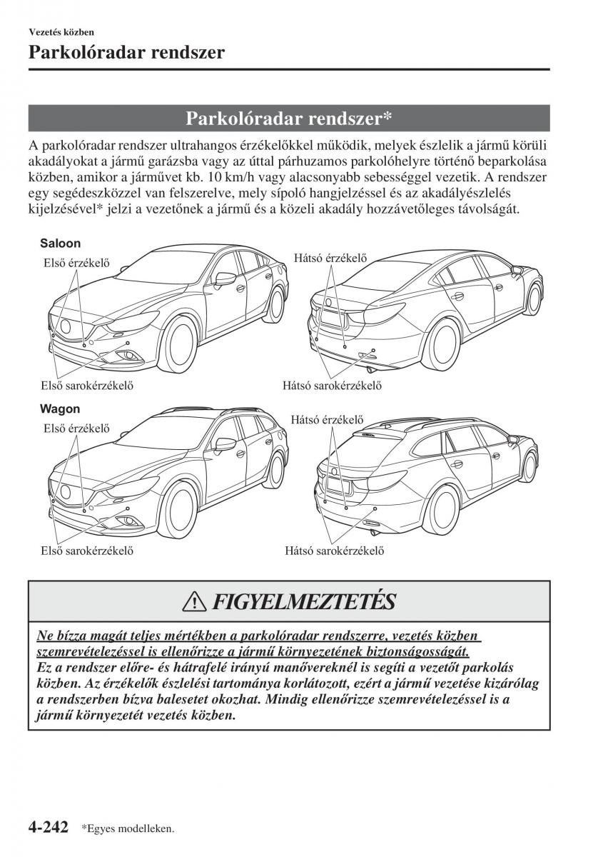 Mazda 6 III Kezelesi utmutato / page 400