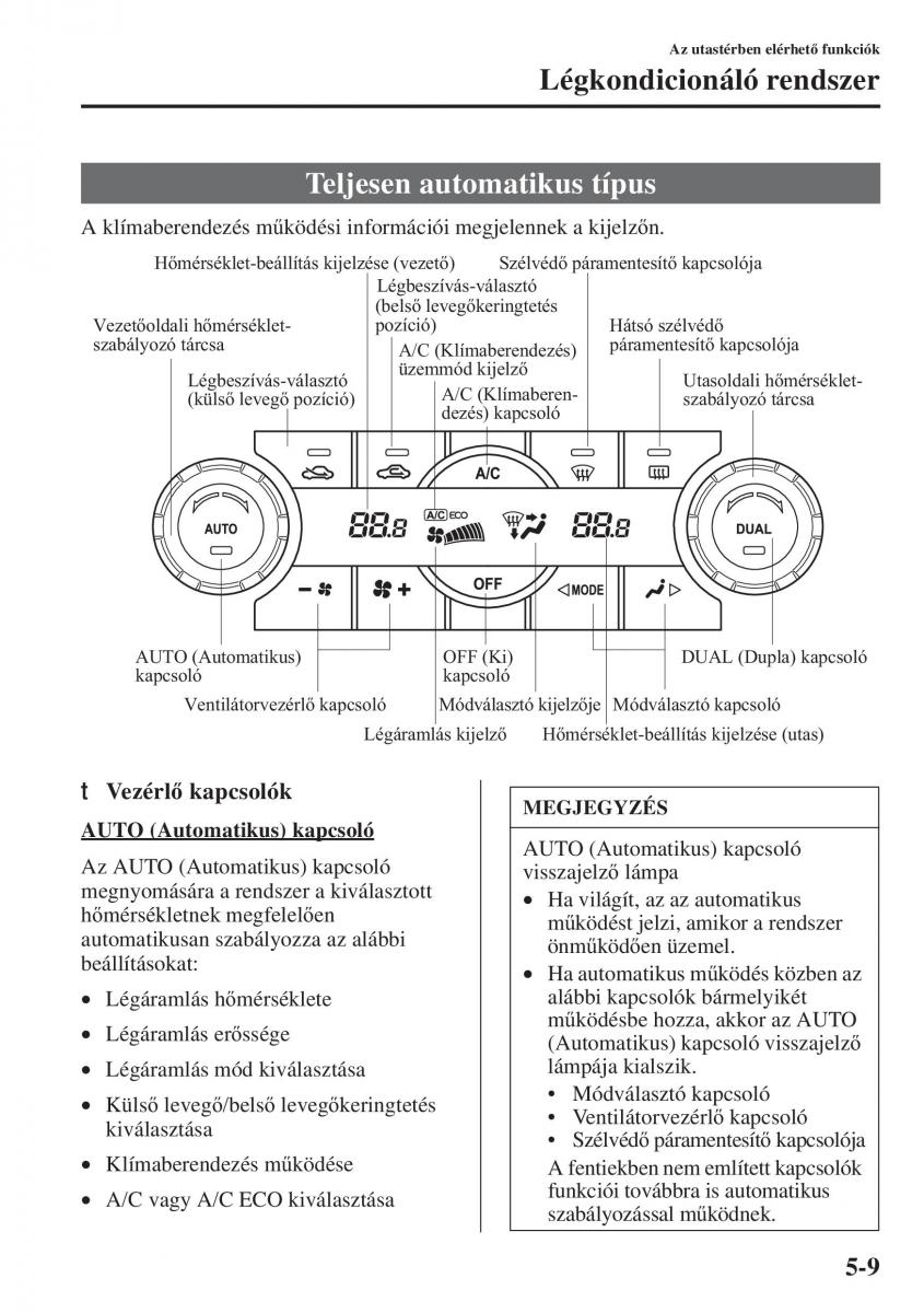 Mazda 6 III Kezelesi utmutato / page 417