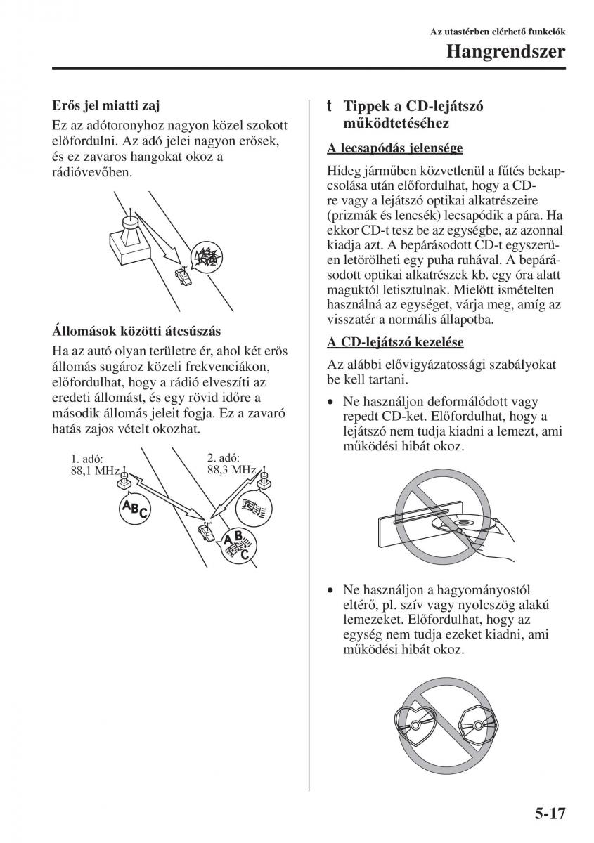 Mazda 6 III Kezelesi utmutato / page 425