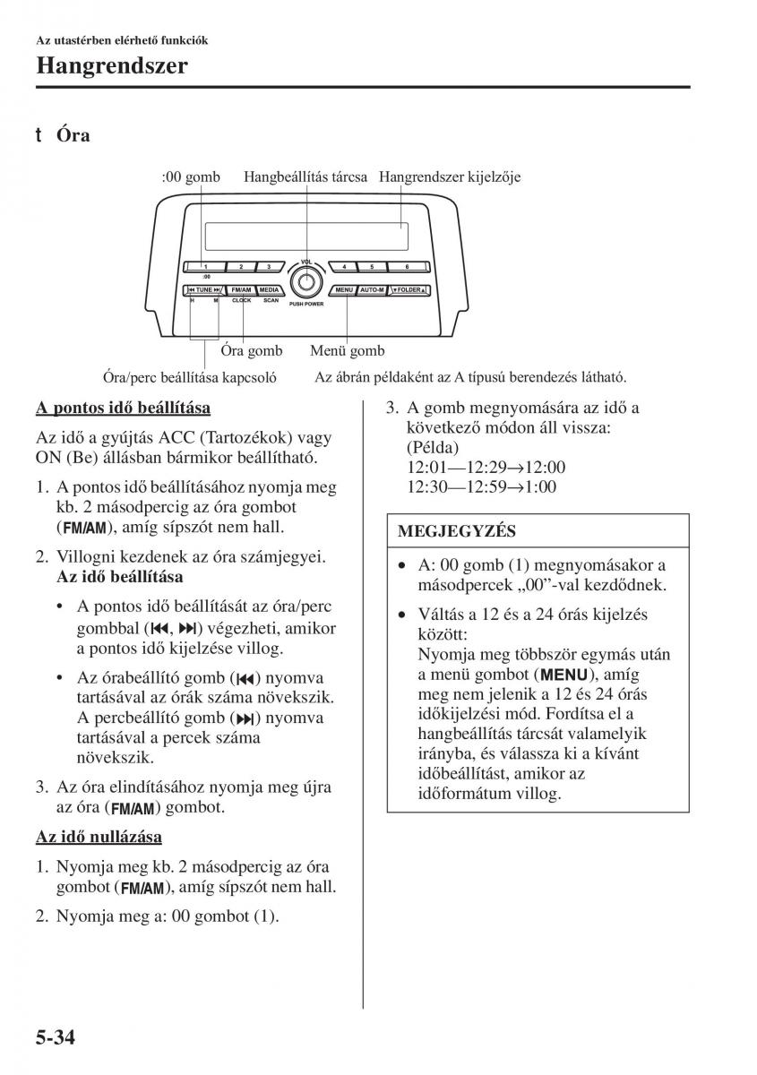 Mazda 6 III Kezelesi utmutato / page 442