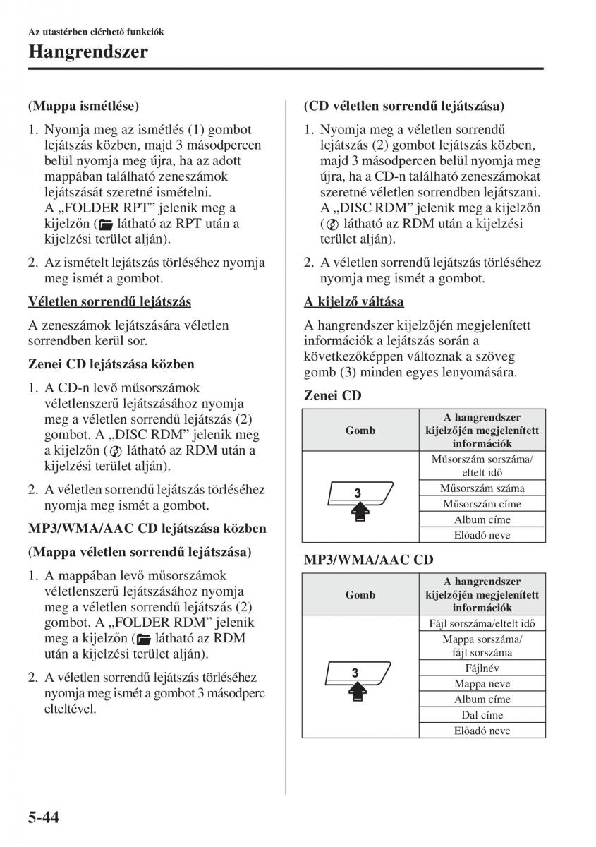 Mazda 6 III Kezelesi utmutato / page 452