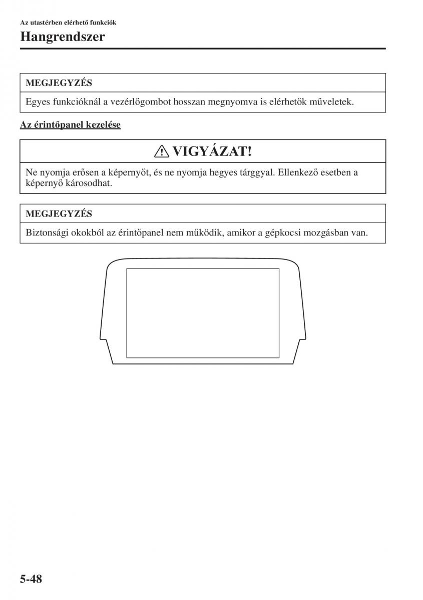 Mazda 6 III Kezelesi utmutato / page 456