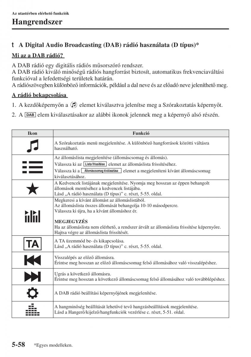 Mazda 6 III Kezelesi utmutato / page 466