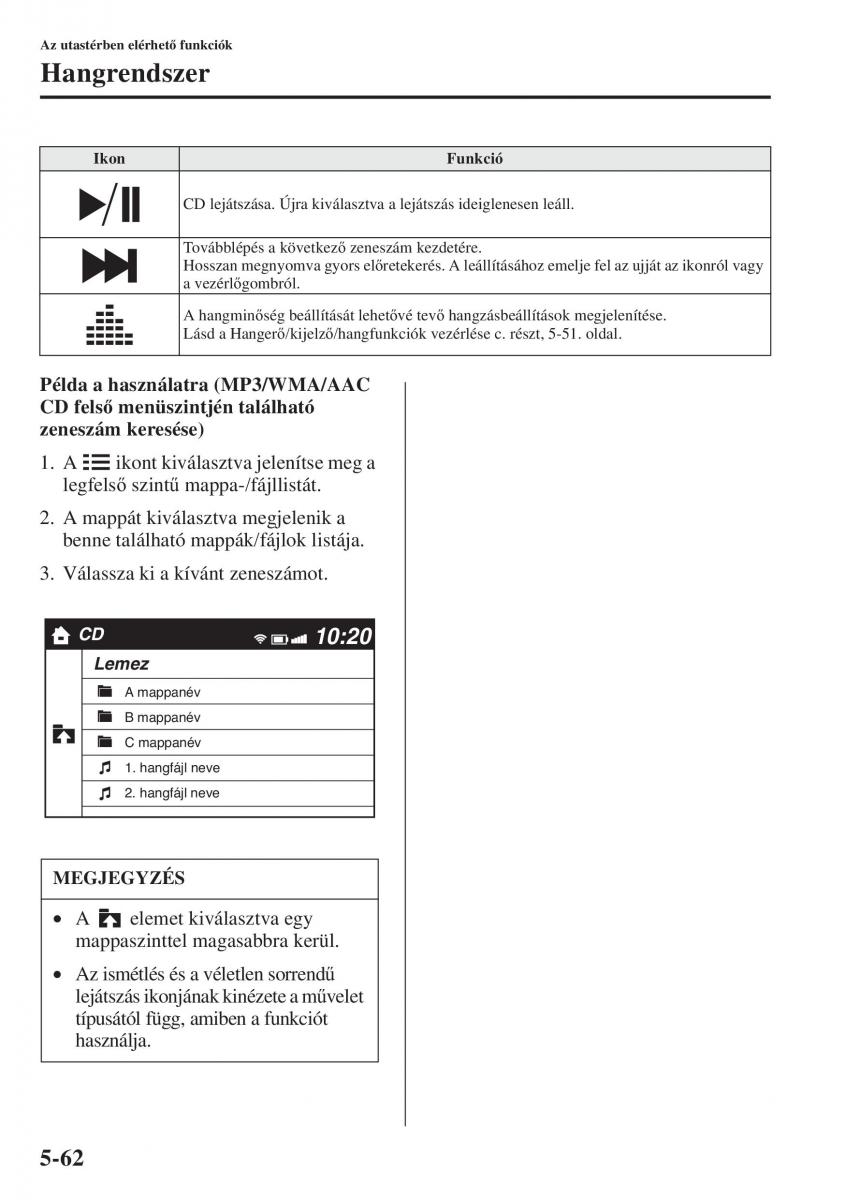 Mazda 6 III Kezelesi utmutato / page 470