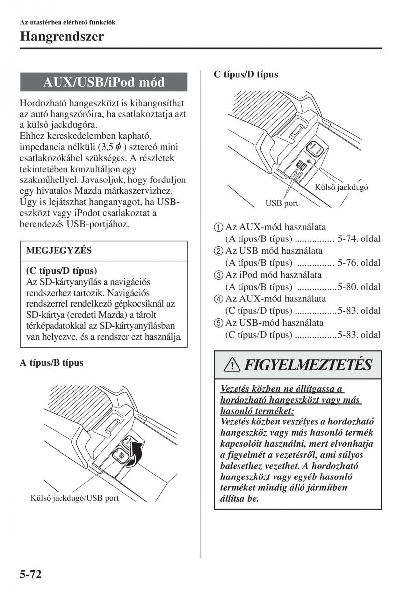 Mazda 6 III Kezelesi utmutato / page 480