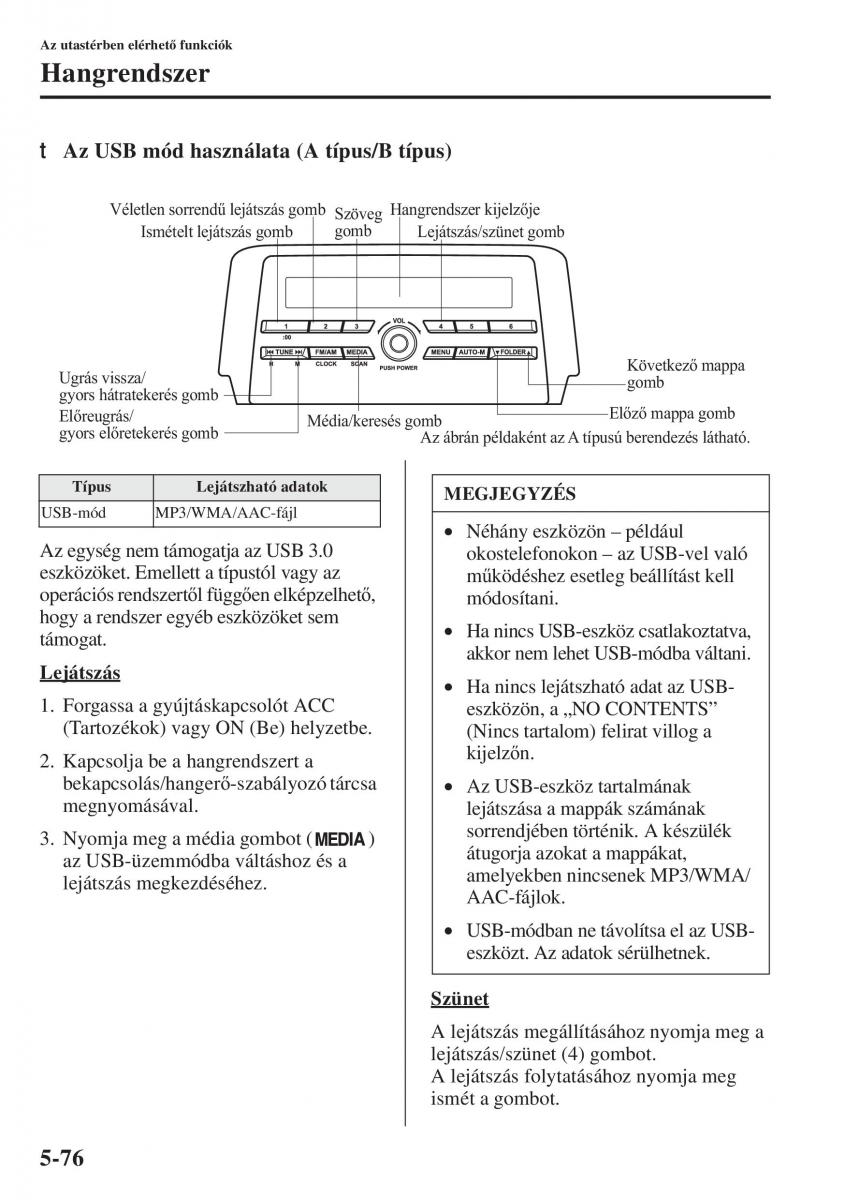 Mazda 6 III Kezelesi utmutato / page 484