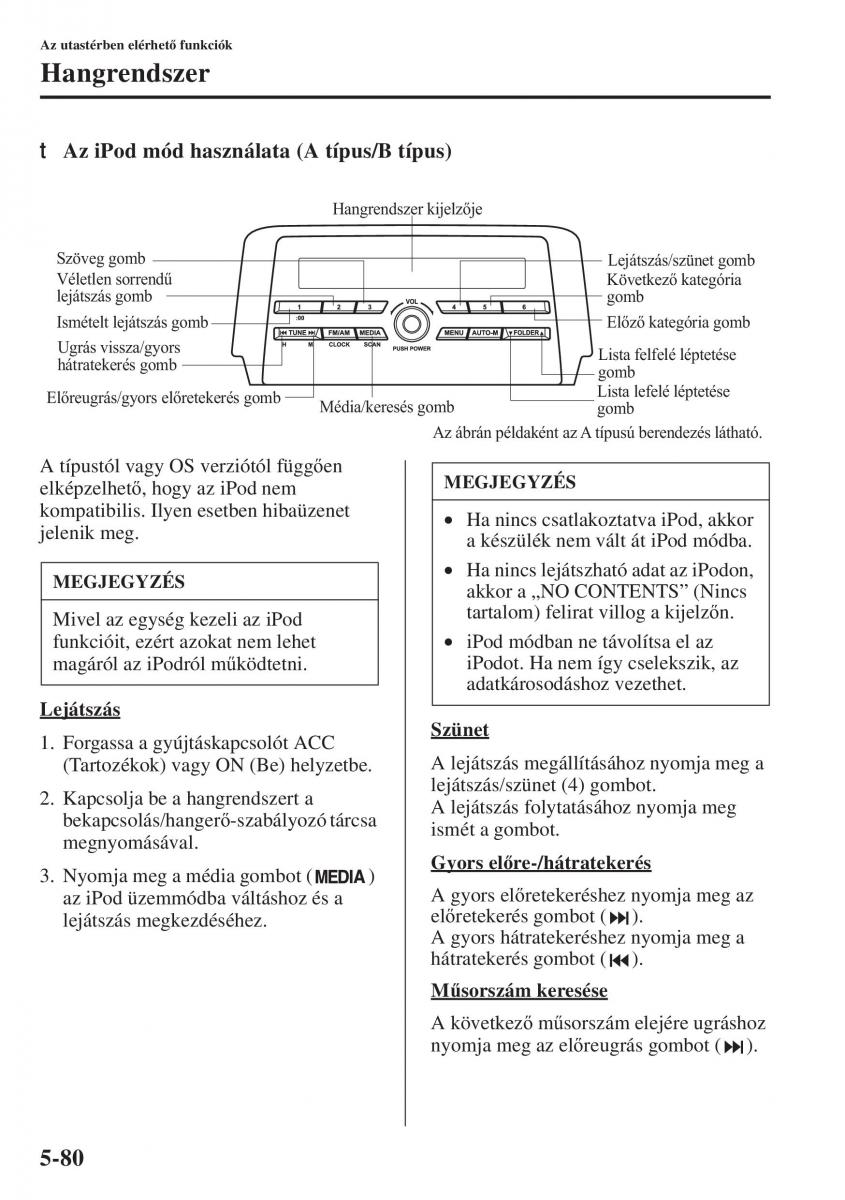 Mazda 6 III Kezelesi utmutato / page 488