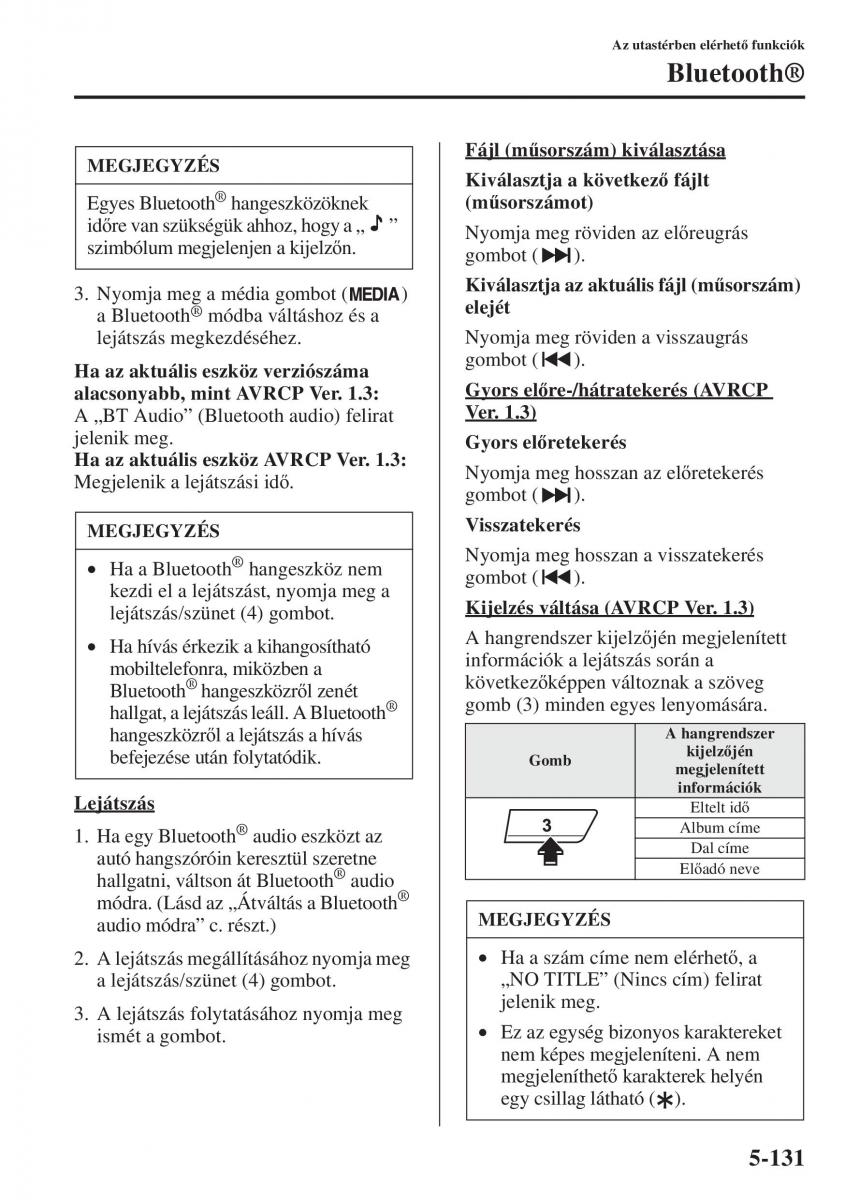 Mazda 6 III Kezelesi utmutato / page 539