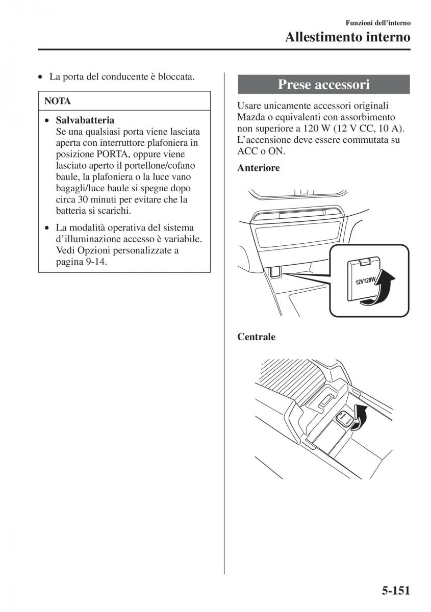 Mazda 6 III manuale del proprietario / page 559