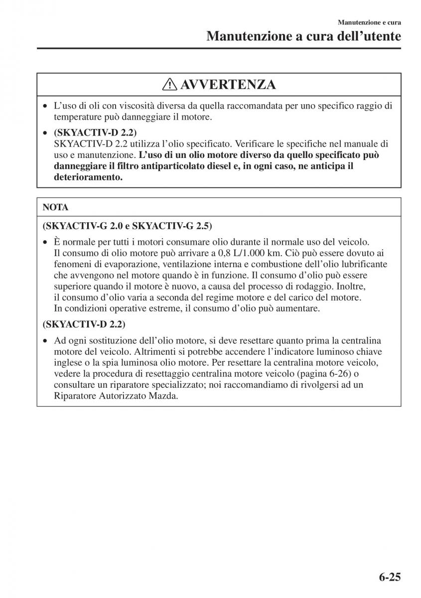 Mazda 6 III manuale del proprietario / page 593