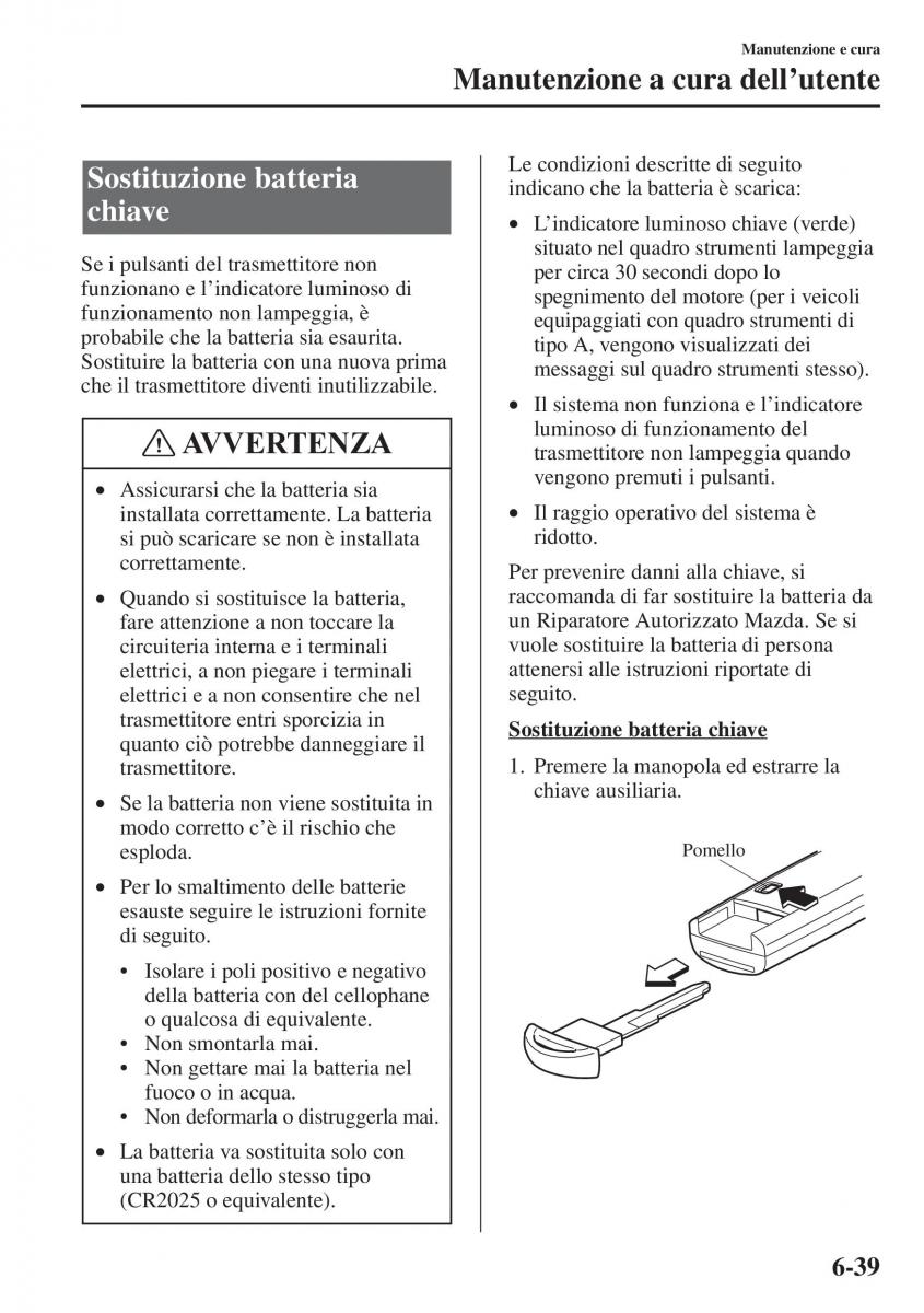 Mazda 6 III manuale del proprietario / page 607