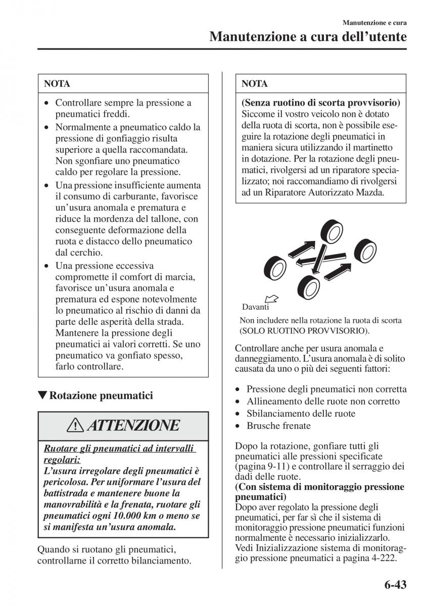 Mazda 6 III manuale del proprietario / page 611