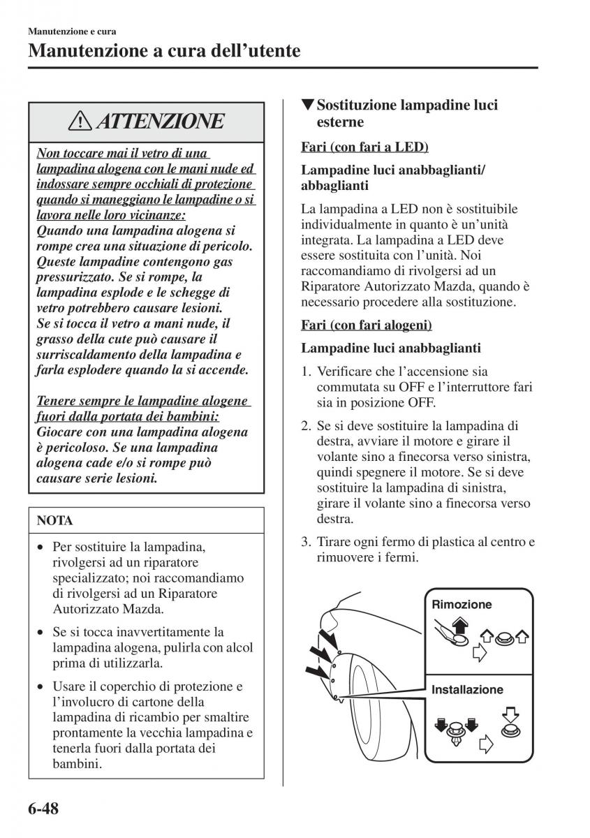 Mazda 6 III manuale del proprietario / page 616