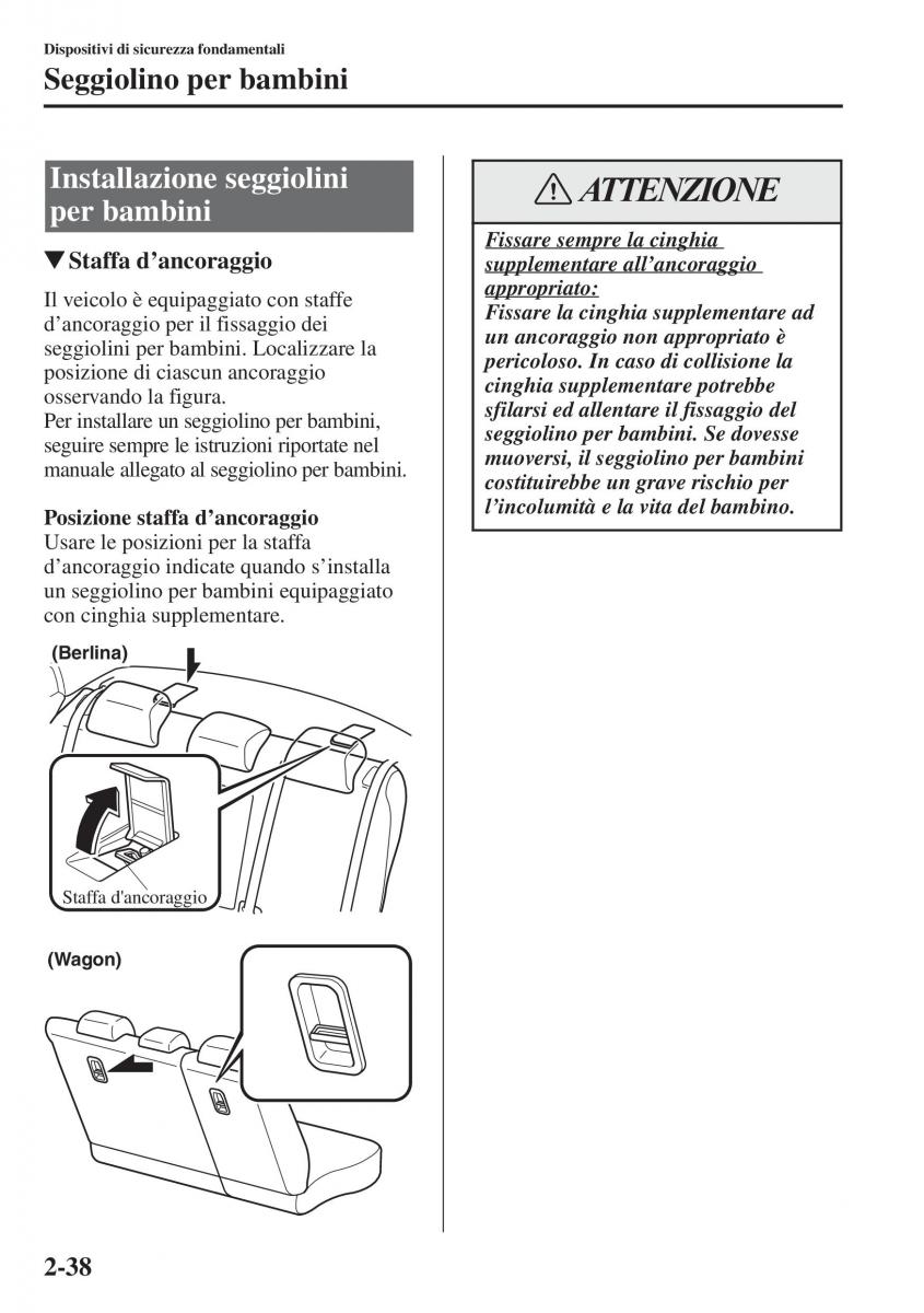 Mazda 6 III manuale del proprietario / page 62