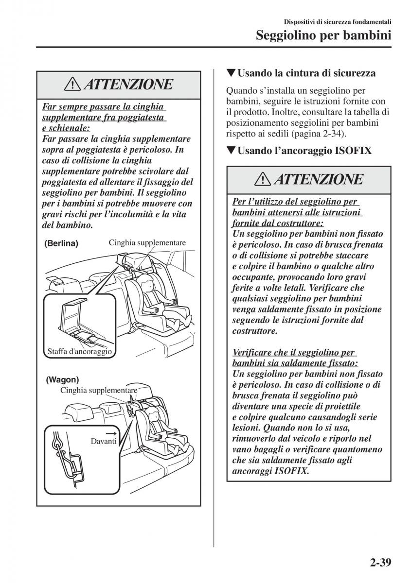 Mazda 6 III manuale del proprietario / page 63