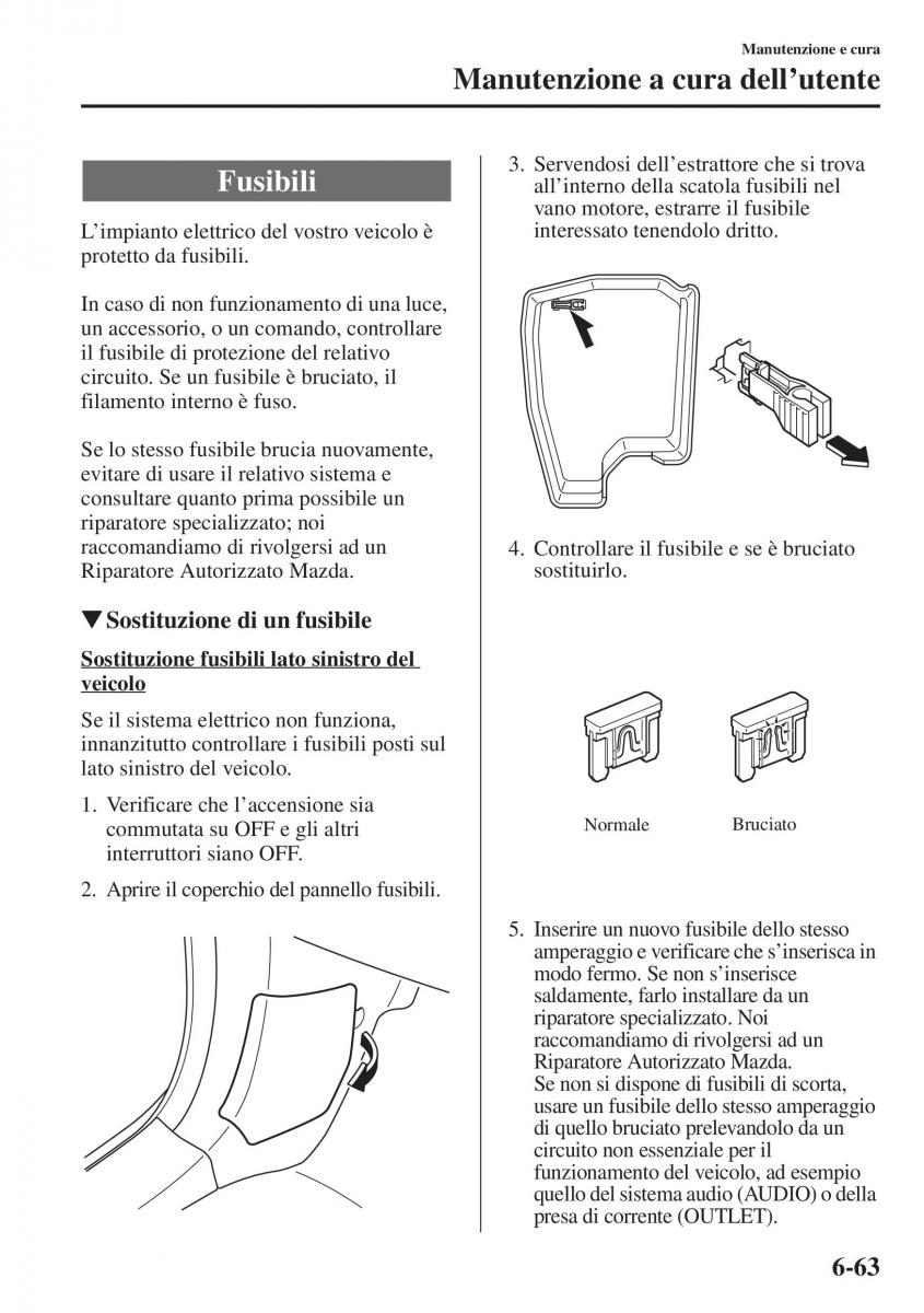 Mazda 6 III manuale del proprietario / page 631