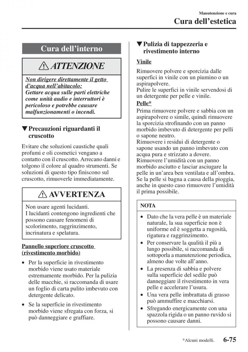 Mazda 6 III manuale del proprietario / page 643