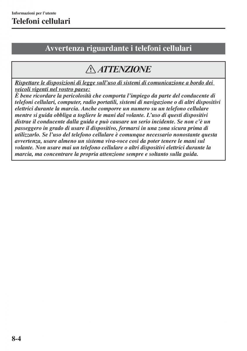 Mazda 6 III manuale del proprietario / page 708