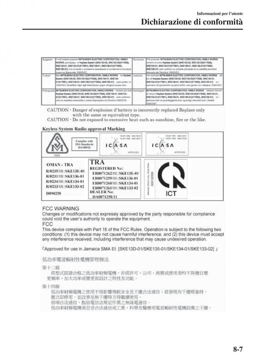 Mazda 6 III manuale del proprietario / page 711