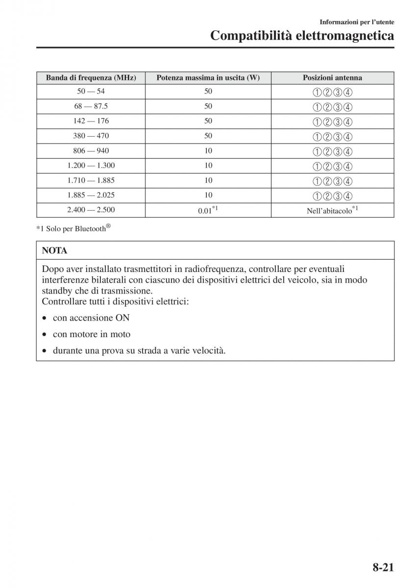 Mazda 6 III manuale del proprietario / page 725