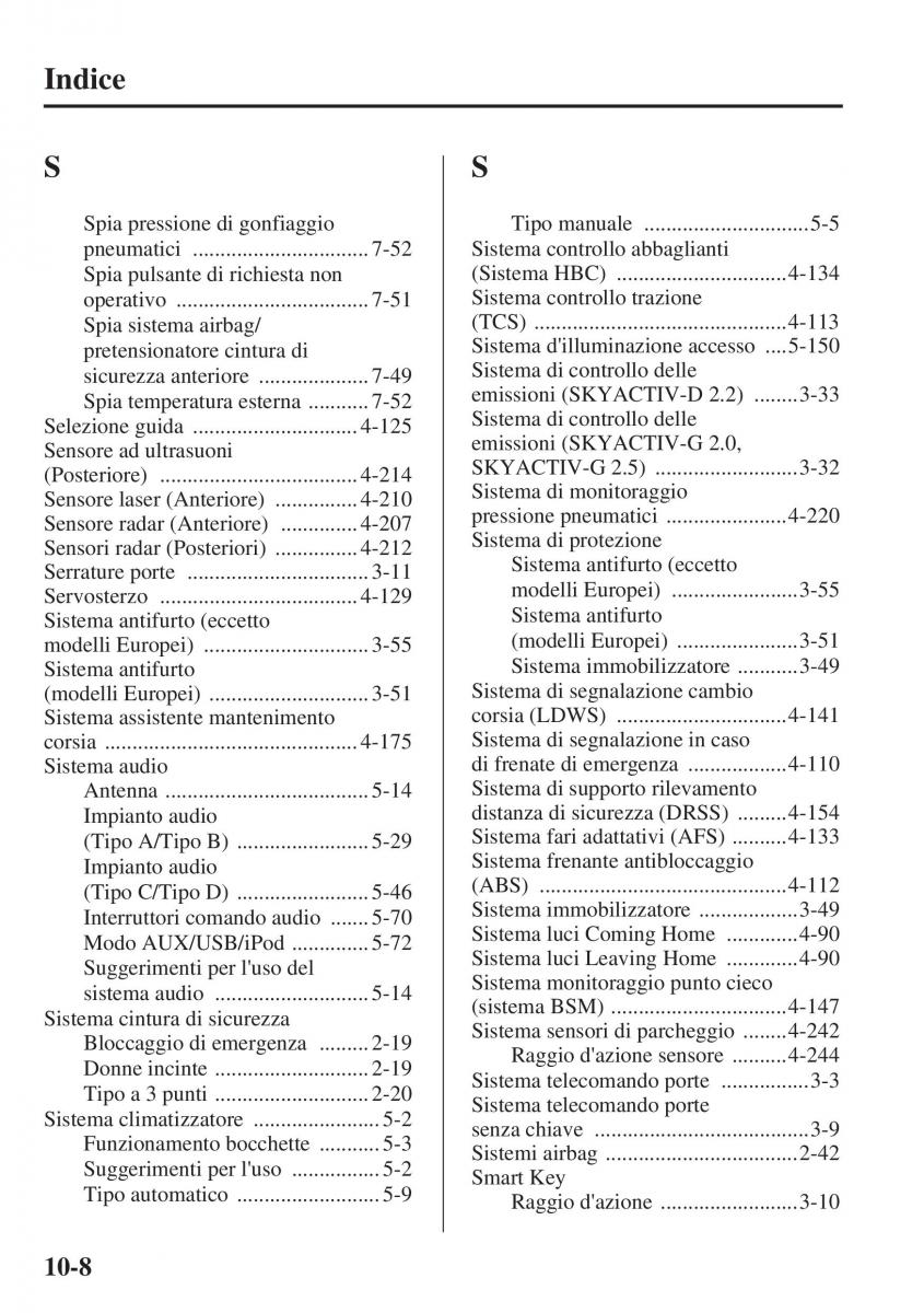 Mazda 6 III manuale del proprietario / page 760