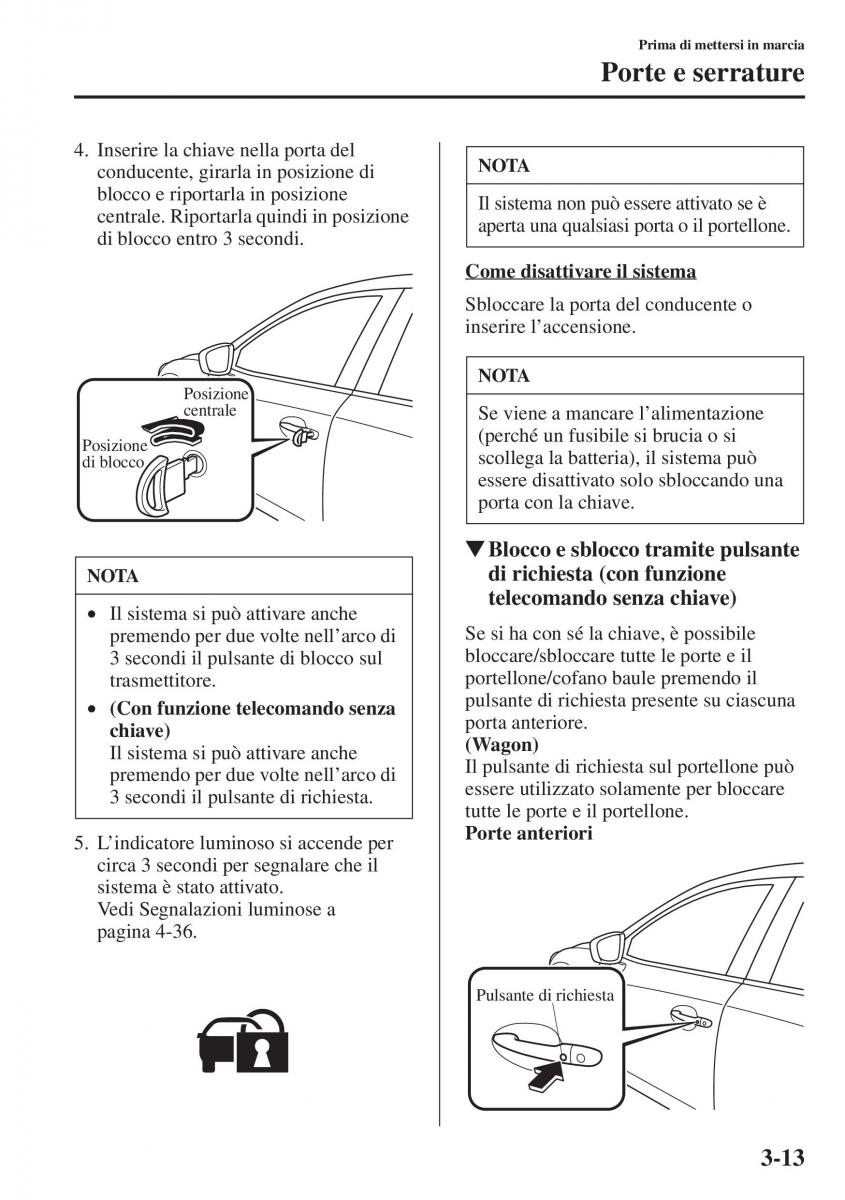 Mazda 6 III manuale del proprietario / page 93