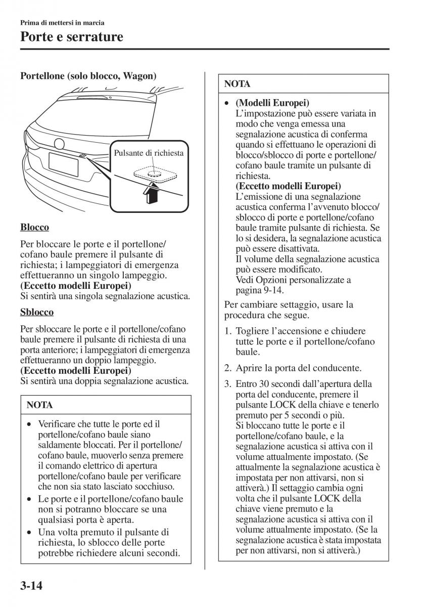 Mazda 6 III manuale del proprietario / page 94