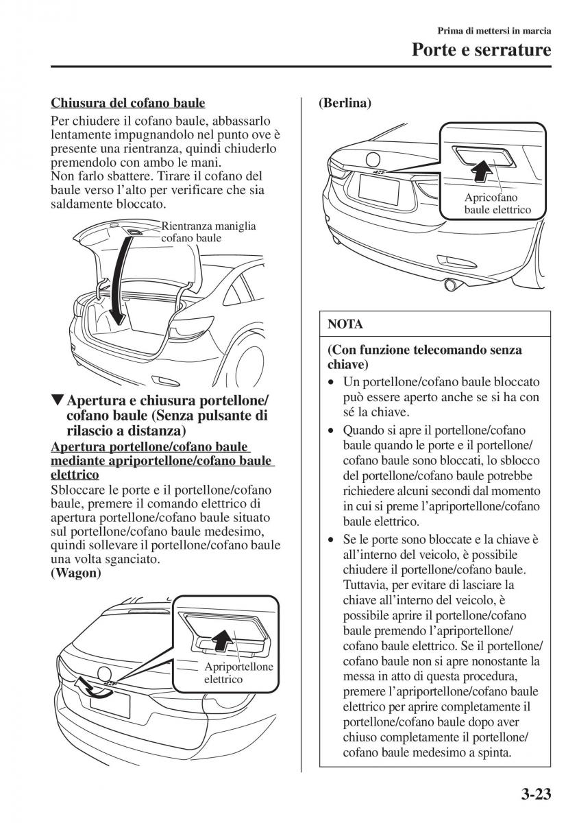 Mazda 6 III manuale del proprietario / page 103