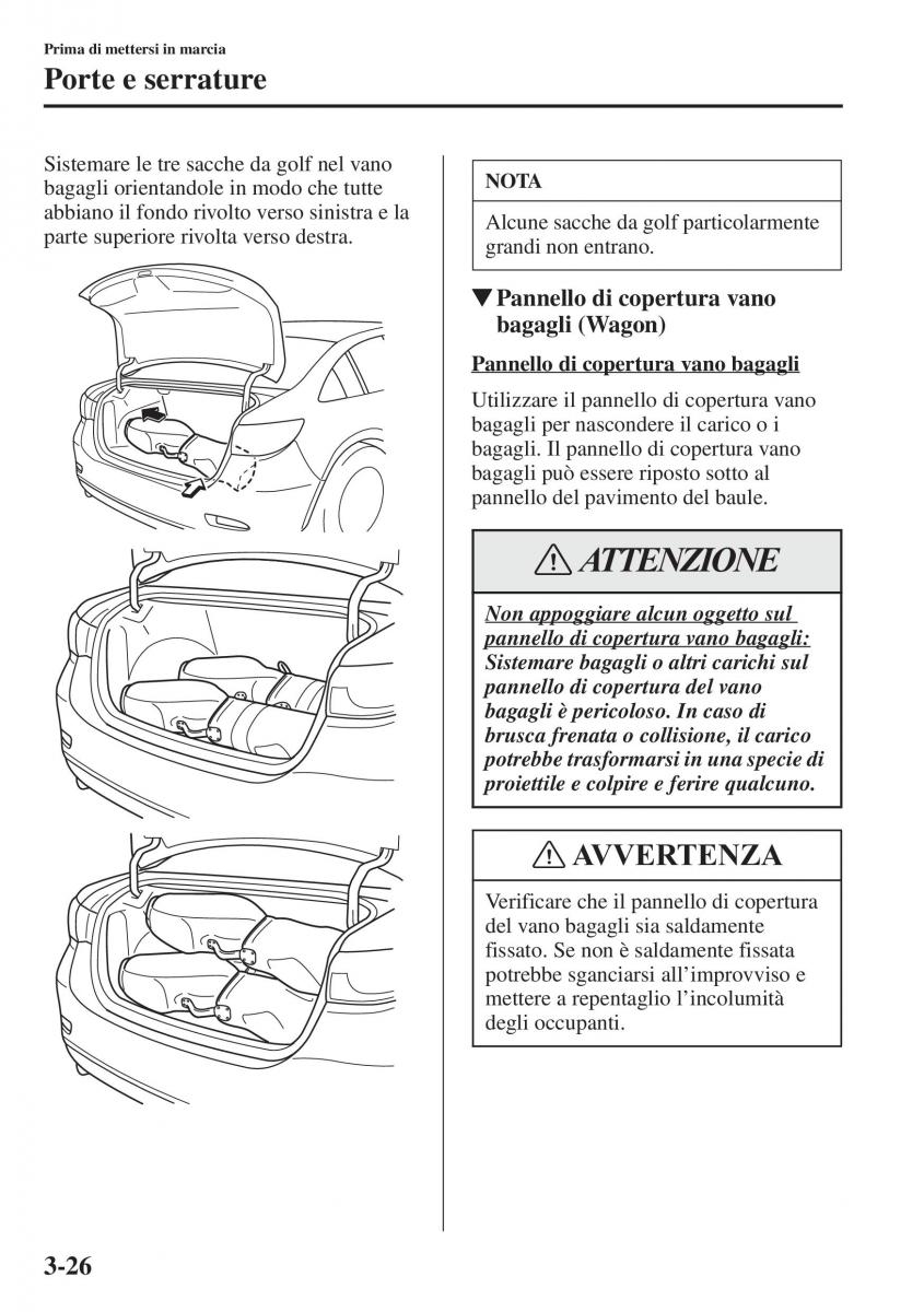 Mazda 6 III manuale del proprietario / page 106