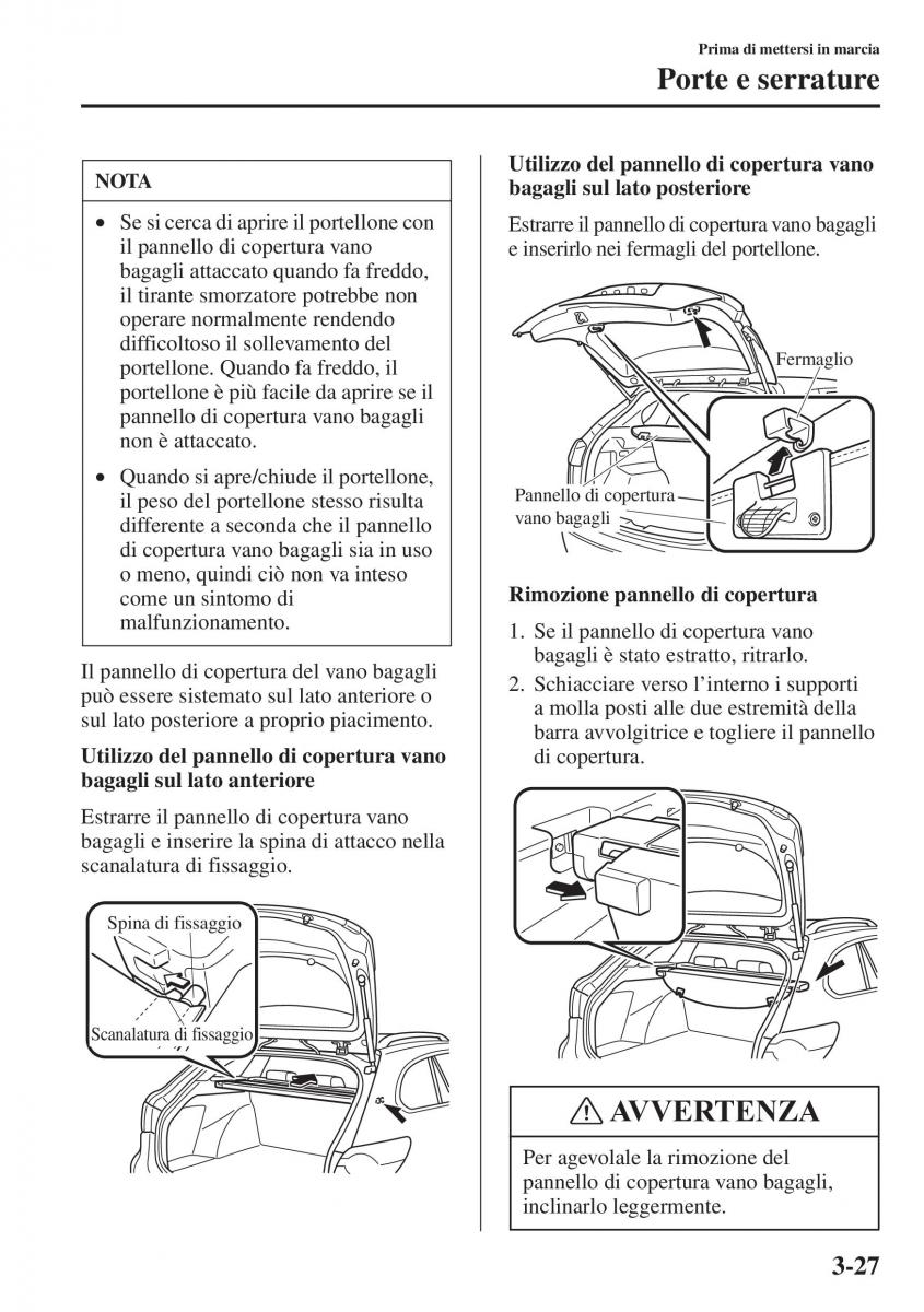 Mazda 6 III manuale del proprietario / page 107